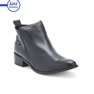 PAULA TORRES Black Leather Versalhes Boots